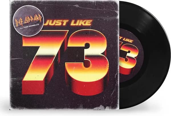 Image of Def Leppard Just Like 73 - Black Vinyl - Sealed 2024 UK 7" vinyl 602465671032