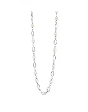 Image of Jon Richard Cream Pearl Oval Necklace
