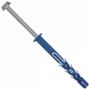 Image of Rawl FF1 Hex Head Nylon Frame Fixing Zinc Plated 10mm 120mm Pack of 25