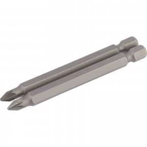 Image of Draper Pozi Screwdriver Bit PZ1 75mm Pack of 2