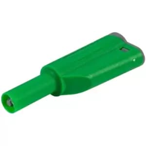 Image of PJP 1066-V Stackable Shrouded 4mm Plug Green