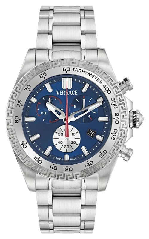 Image of Versace VE9K00324 Mens Versace CHRONO X (44mm) Blue Watch