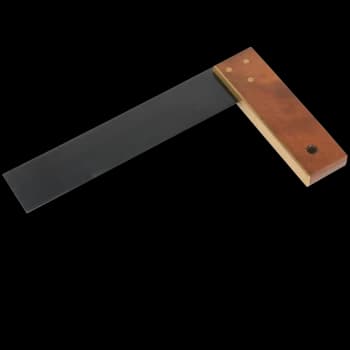 Image of Sealey Hardwood Carpenters Try Square 230mm