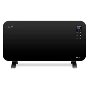 Image of TCP Smart Glass Panel Heater Black 2000w