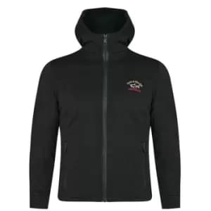 Image of Paul And Shark Fleece Hoodie - Black