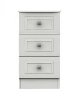 Image of Harris 3 Drawer Bedside Chest