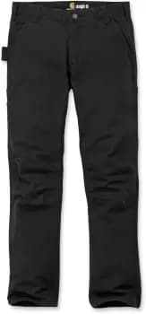 Image of Carhartt Straight Fit Stretch Duck Pants, black, Size 42, black, Size 42