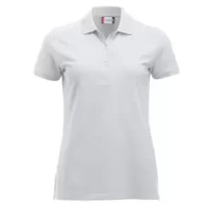 Image of Clique Womens/Ladies Marion Polo Shirt (XS) (White)