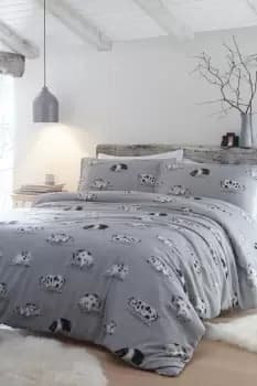 Image of 'Cosy Pig' 100% Brushed Cotton Duvet Cover Set