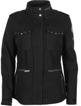Image of Helstons Tara Ladies Motorcycle Textile Jacket, black, Size XL for Women, black, Size XL for Women