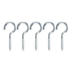 Image of Zinc-plated Medium Cup hook (L)80mm Pack of 10