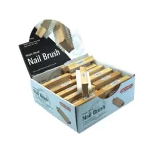 Image of Apollo Wooden Nail Brush, Brown