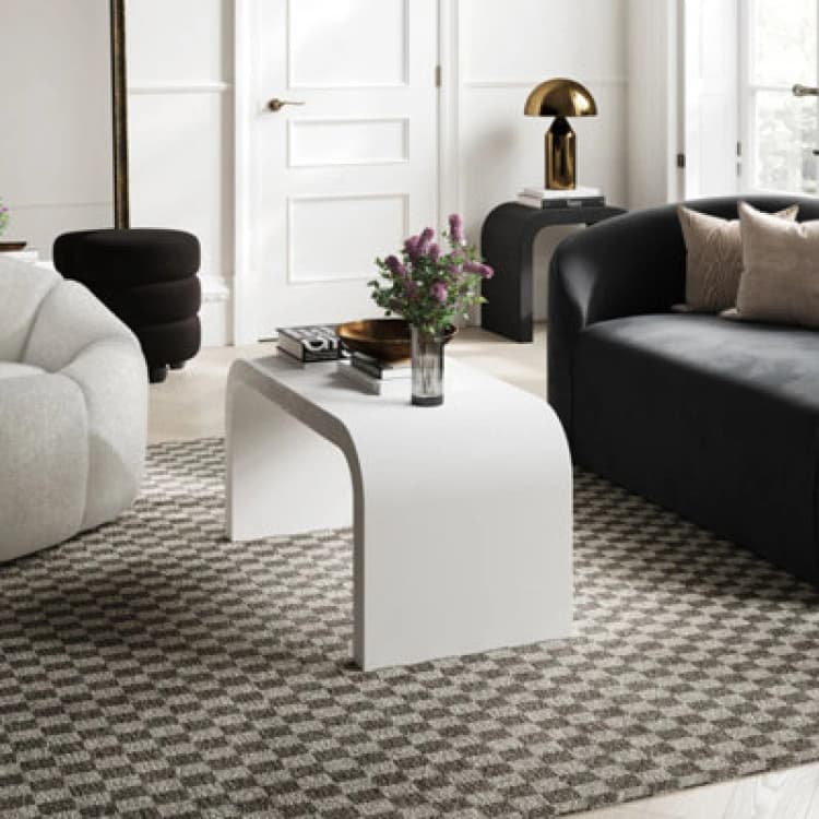 Image of O&Co River Coffee Table in White
