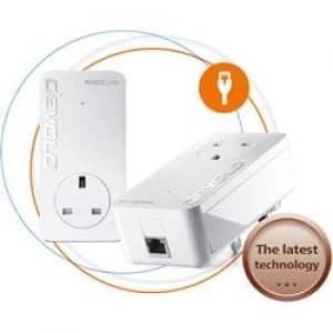 Image of Devolo Magic 1 LAN Starter Kit (1x LAN, Pass-Thru, 2x plugs)