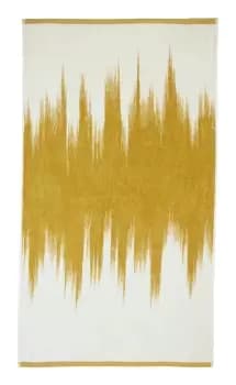Image of Harlequin Motion Bath Towel, Ochre