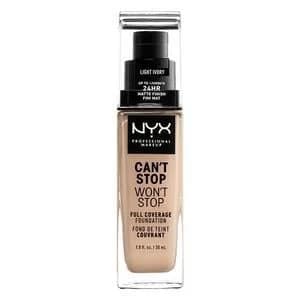 Image of NYX Professional Makeup Cant Stop Foundation Light Ivory