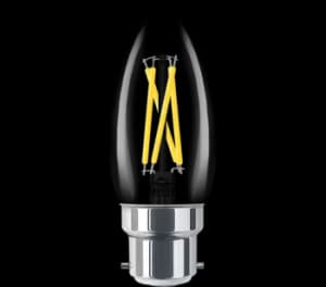Image of Philips Master Glass 2.5-25W Dimtone LED Candle B22 Very Warm White - 929003071202