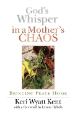 Image of gods whisper in a mothers chaos bringing peace home