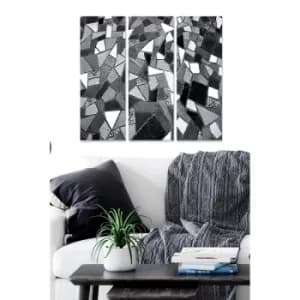 Image of MDF707166 Multicolor Decorative MDF Painting (3 Pieces)
