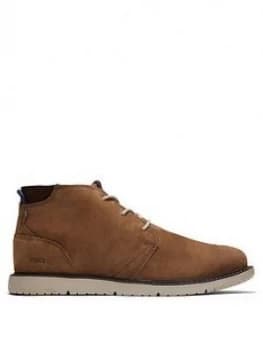 Image of Toms Navi Water Resistant Chelsea Boots - Brown, Size 9, Men
