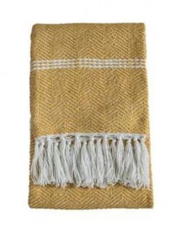 Image of Gallery Faux Mohair Chevron Throw