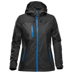 Image of Stormtech Womens/Ladies Olympia Soft Shell Jacket (XXL) (Black/Azure)