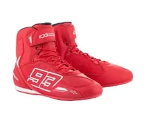 Image of Alpinestars Austin Riding Shoes Bright Red White US 10