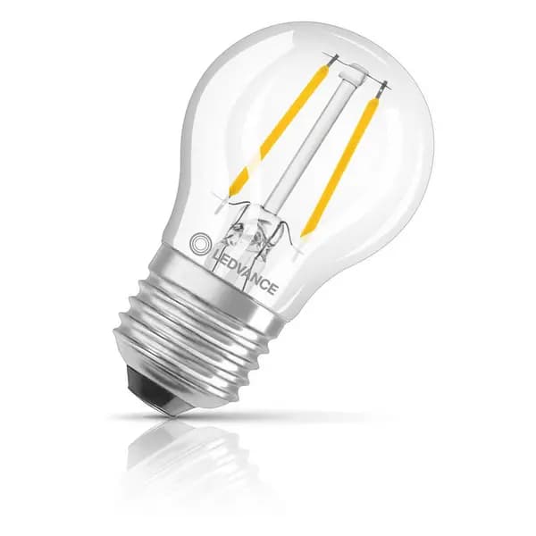 Image of Ledvance LED Golfball 4.8W E27 Dimmable Performance Class Warm White Clear