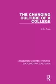 Image of The Changing Culture of a College