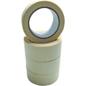 Image of Wickes Multi Surface Cream Masking Tape - 48mm x 50m - Pack of 4