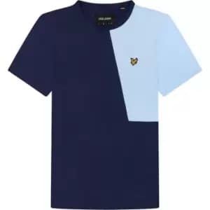 Image of Lyle and Scott Lyle and Scott Cut Sew T-Shirt Mens - Blue