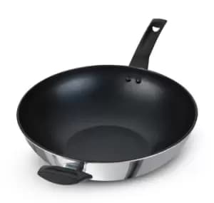 Image of Prestige 9x Tougher 31cm Open Stir Fry Pan Silver