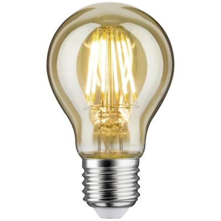 Image of Paulmann Paulmann 28522 LED (monochrome) E-27 6 W Gold (Ø x H) 60 mm x 104mm 28522