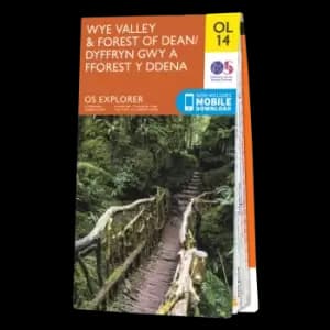 Image of Map of Wye Valley & Forest of Dean