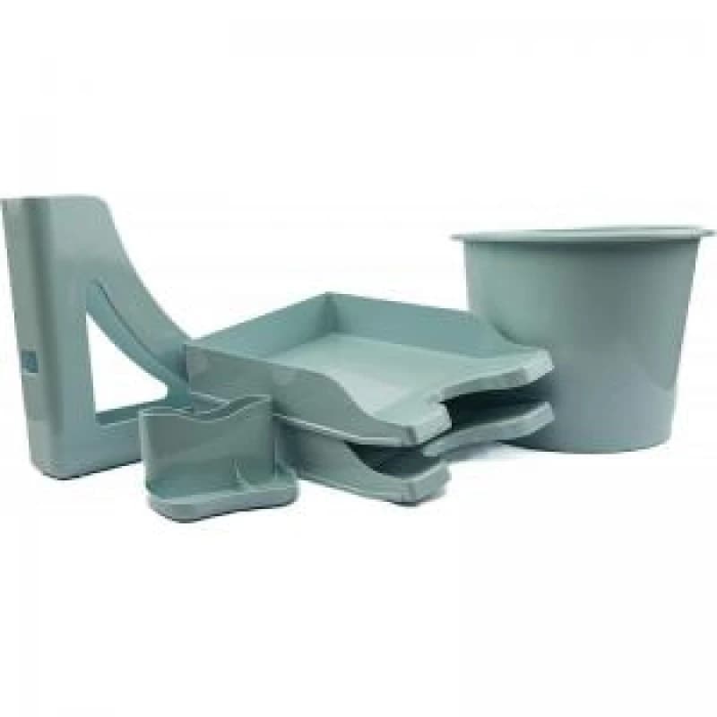 Image of Deflecto Desk Accessory Starter Kit Peppermint - CP175YTPMT