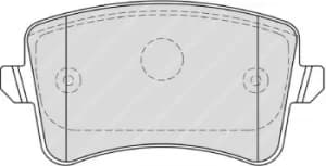 Image of Ferodo FDB4190 Brake Pad Set Front Axle Premier Car