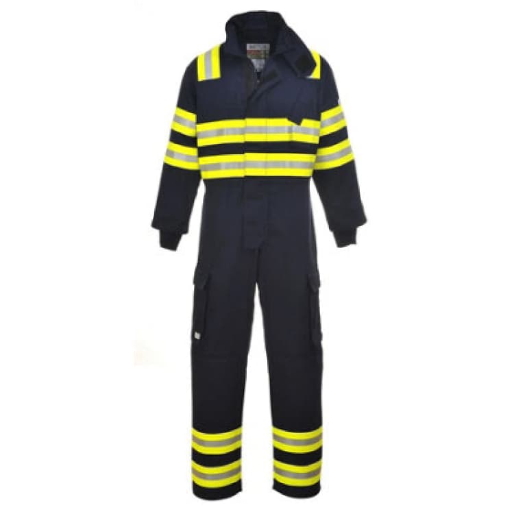 Image of Biz Flame Wildland Fire Coverall FR98NARXXL Colour: Navy