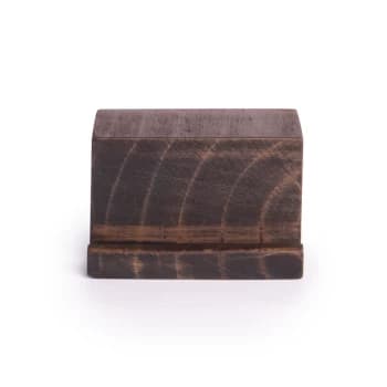 Image of Wooden Vinyl Record Stand Walnut M&W