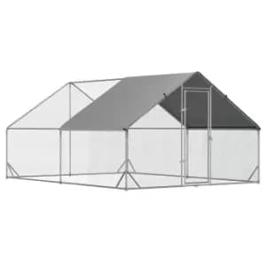 Image of Pawhut Large Chicken Coop With Cover 3 X 4 X 2M
