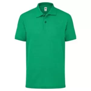 Image of Fruit Of The Loom Childrens/Kids Unisex 65/35 Pique Polo Shirt (12-13) (Heather Green)