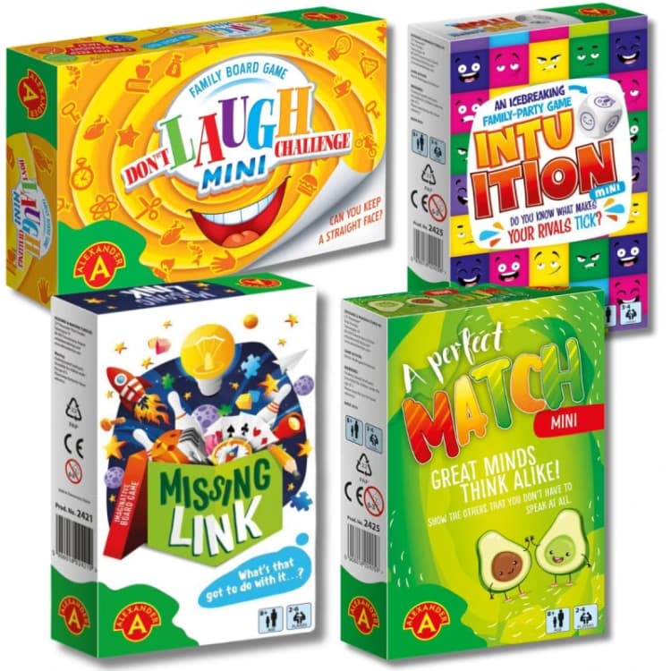 Image of Alexander 4 Piece Mini Games Collection Multi unisex