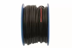 Image of Black/Red Flat Twin Auto Cable 14/0.30 100m Connect 30051