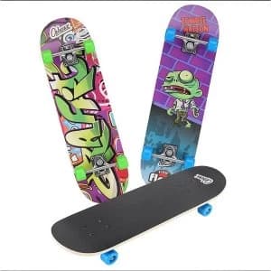 Image of Wooden 28" Skateboard