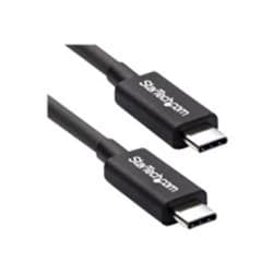 Image of StarTech 2m Thunderbolt 3 USB C Cable 20GBps Thunderbolt USB Displayport
