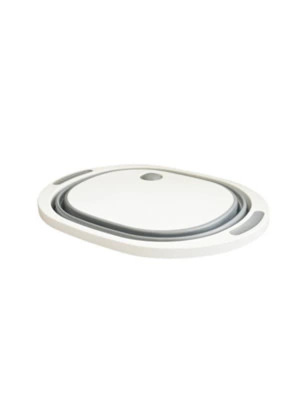 Image of Olpro Collapsible Silicone Folding Bowl With Cutting Board