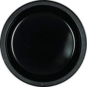 Image of 20 Plates Plastic (Black)