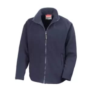 Image of Result Mens High Grade Microfleece Horizon Showerproof Breathable Jacket (L) (Navy Blue)