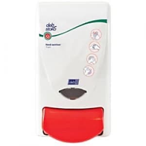 Image of Deb Hand Sanitiser Dispenser Wall Mounted White