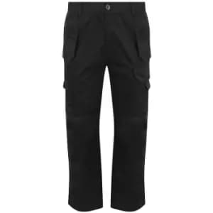 Image of PRO RTX Mens Pro Tradesman Trousers (3XL L) (Black) - Black