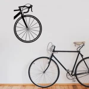 Image of Bicycle Black Decorative Metal Wall Accessory